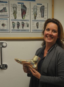 Marike van den Berk bij Padmos Podotherapie in Alphen aan den Rijn